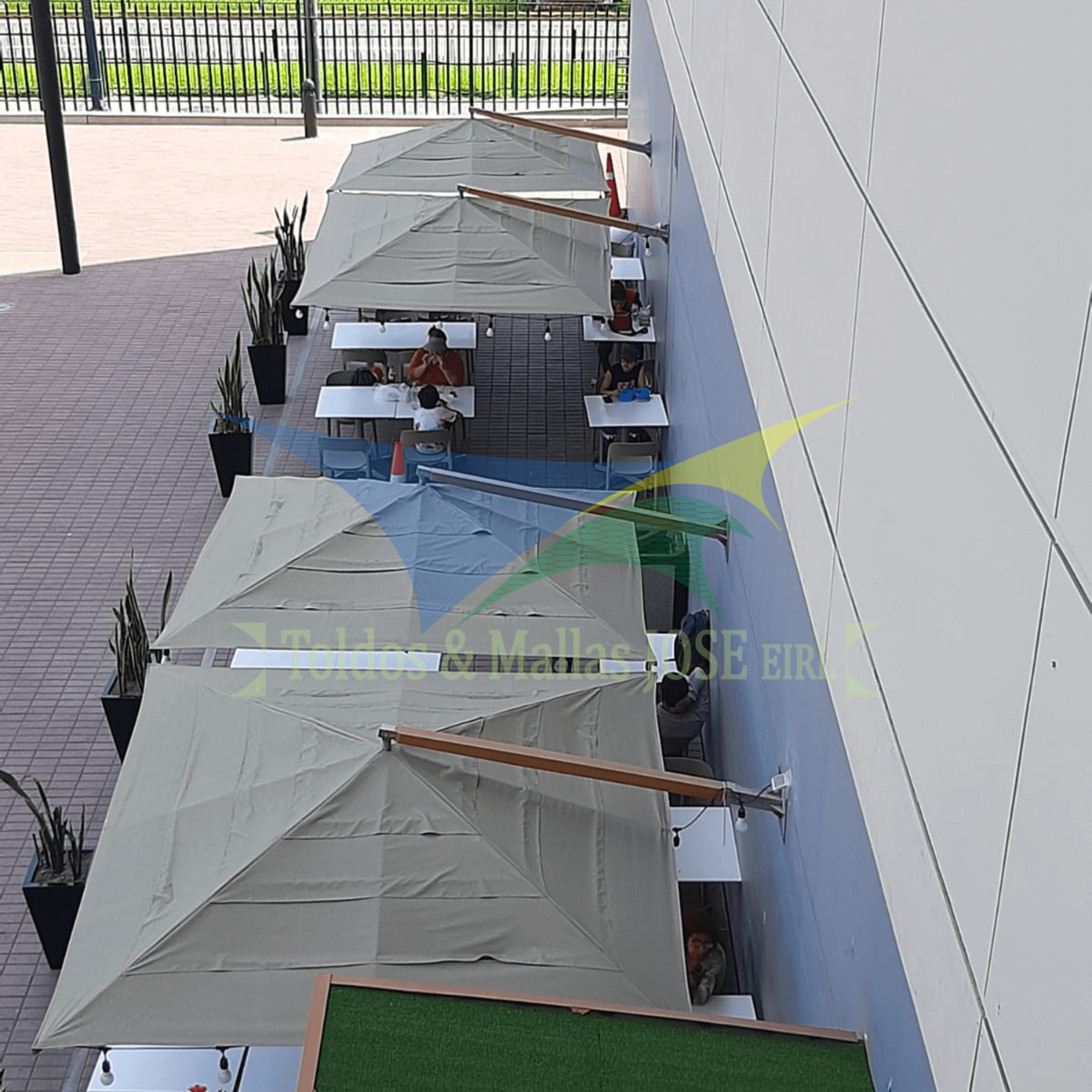 Instalación de toldos en Lima por Toldos y Mallas José