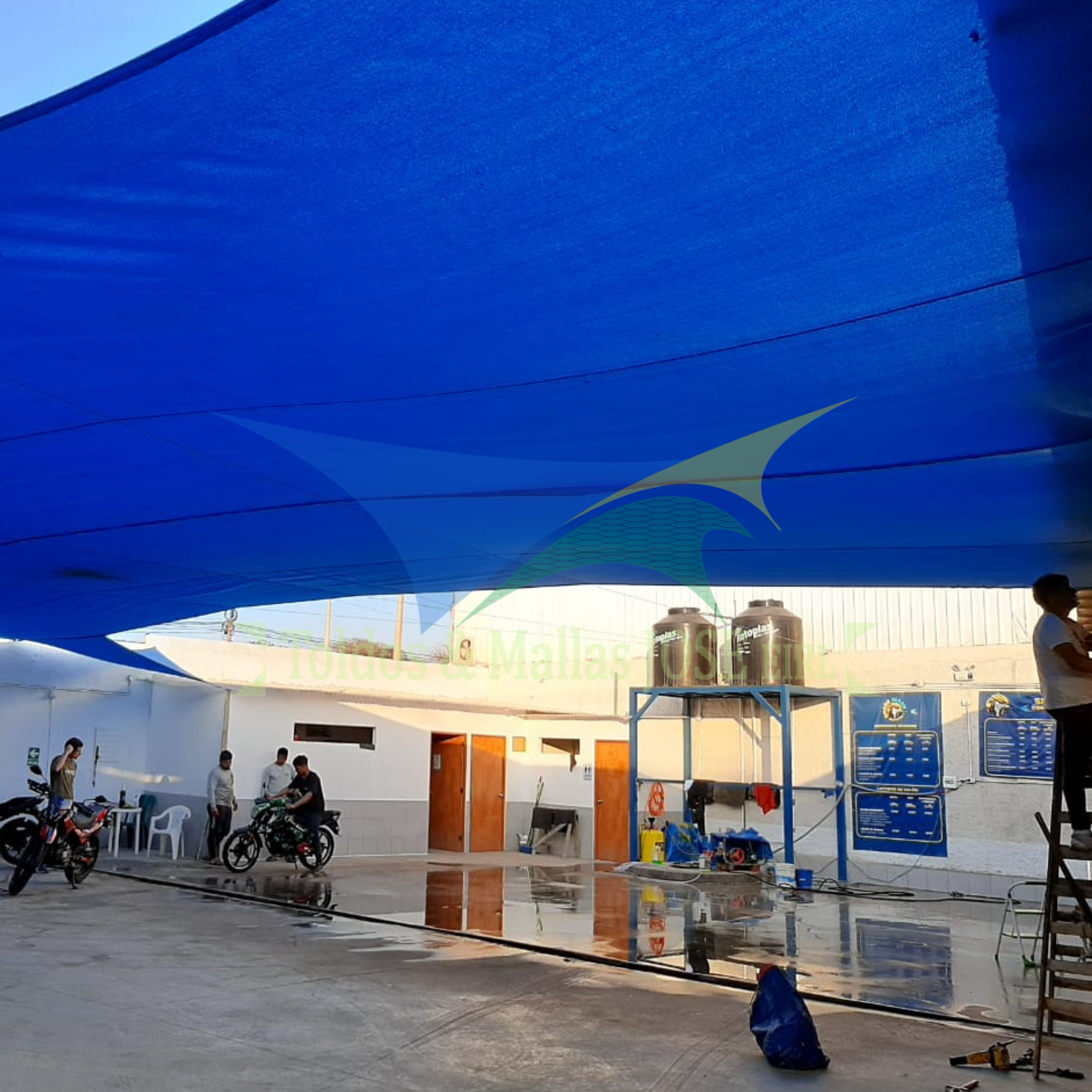 Instalación de toldos en Lima por Toldos y Mallas José